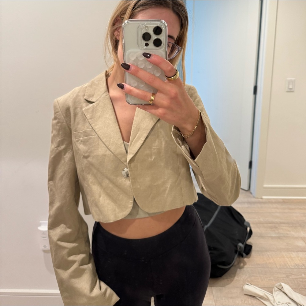 NWT Zara linen blazer 💗✨